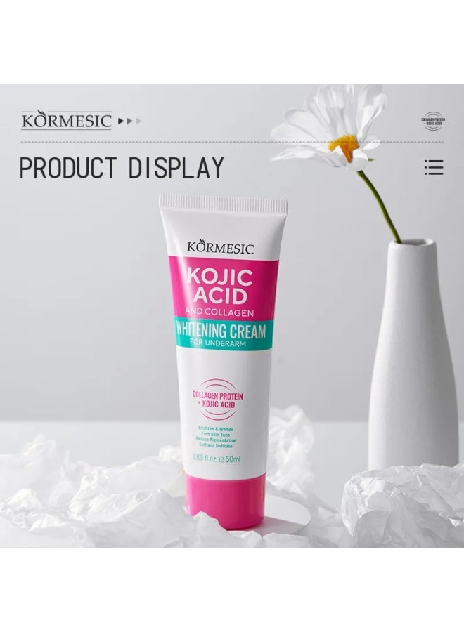 Kormesic كريم تفتيح تحت الإبط بحمض الكوجيك والكولاجين 50 مل - Image 5